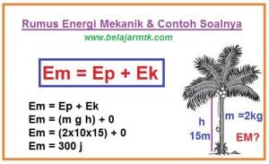 Rumus Energi Mekanik